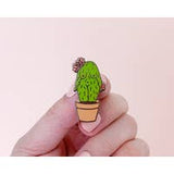 Cactus Girl Enamel Pin