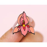 Pussy Flower Enamel Pin