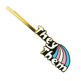 They/Them Hairpin