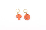 Charm Dangles - Mushrooms and Smiles