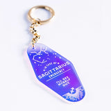 Sagittarius Holographic Keychain