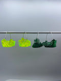 Bonnie Palm Hoops - Neon Green