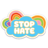 STOP HATE VINYL STICKER