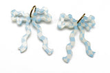 Ecoresin Bow Earrings - Large