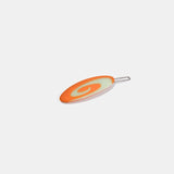 Chunks Swirl Barrette in Orange Sherbet