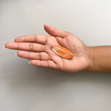 Chunks Swirl Barrette in Orange Sherbet