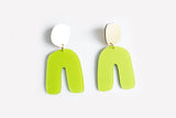 Ecoresin Earrings - Fluid Curve