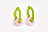Ecoresin Earrings - Double Link
