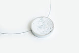 Concrete Framed Necklace - Circle - Large