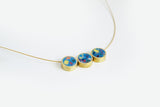 Concrete Confetti Framed Necklace - Trio