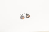 Concrete Fractured Earrings - Circle