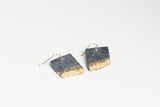 Concrete Fractured Earrings - Rectangle