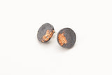 Concrete Fractured Earrings - Large Stud