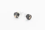 Concrete Fractured Earrings - Small Stud