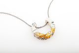 Concrete Fractured Necklace - Arc