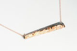 Concrete Fractured Necklace - Offset Large