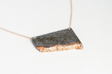 Concrete Fractured Necklace - Offset Large