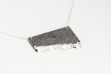 Concrete Fractured Necklace - Offset Large