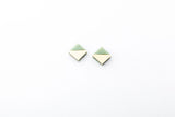 Corian Section Earrings   - Small