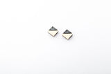 Corian Section Earrings   - Small