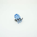 Chunks Jester Mini Claw in Marbled Black + Blue