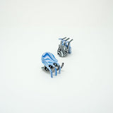 Chunks Jester Mini Claw in Marbled Black + Blue