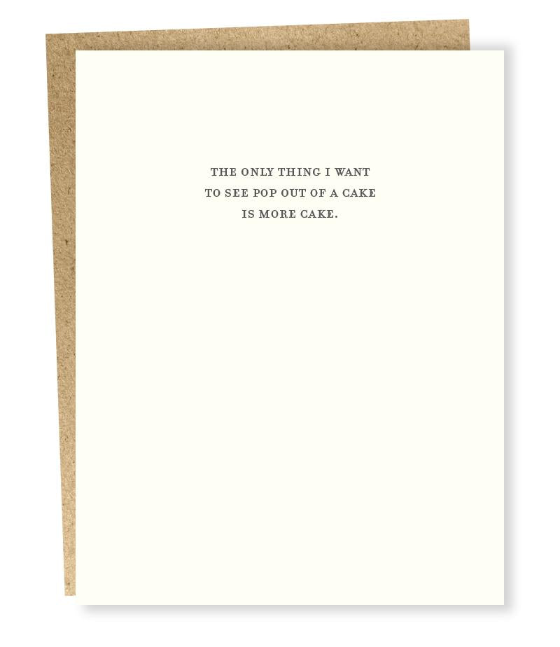 More cake card