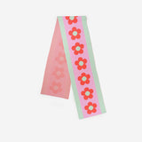Verloop Scarf- FLOWER STRIPE BIG KNIT SCARF