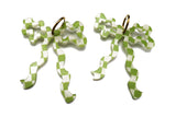 Ecoresin Bow Earrings - Large