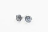 Ecoresin Stud Earrings - Circle