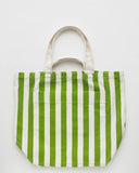 Giant Pocket Tote - Green Awning Stripe