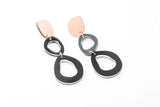 Ecoresin Earrings - Fluid Double Drop