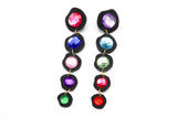 Ecoresin Gem Long Drop Earrings