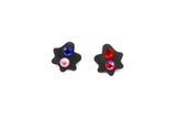 Ecoresin Gem Medium Blob Earrings