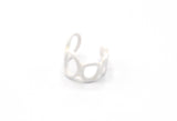 White Ovals Ring