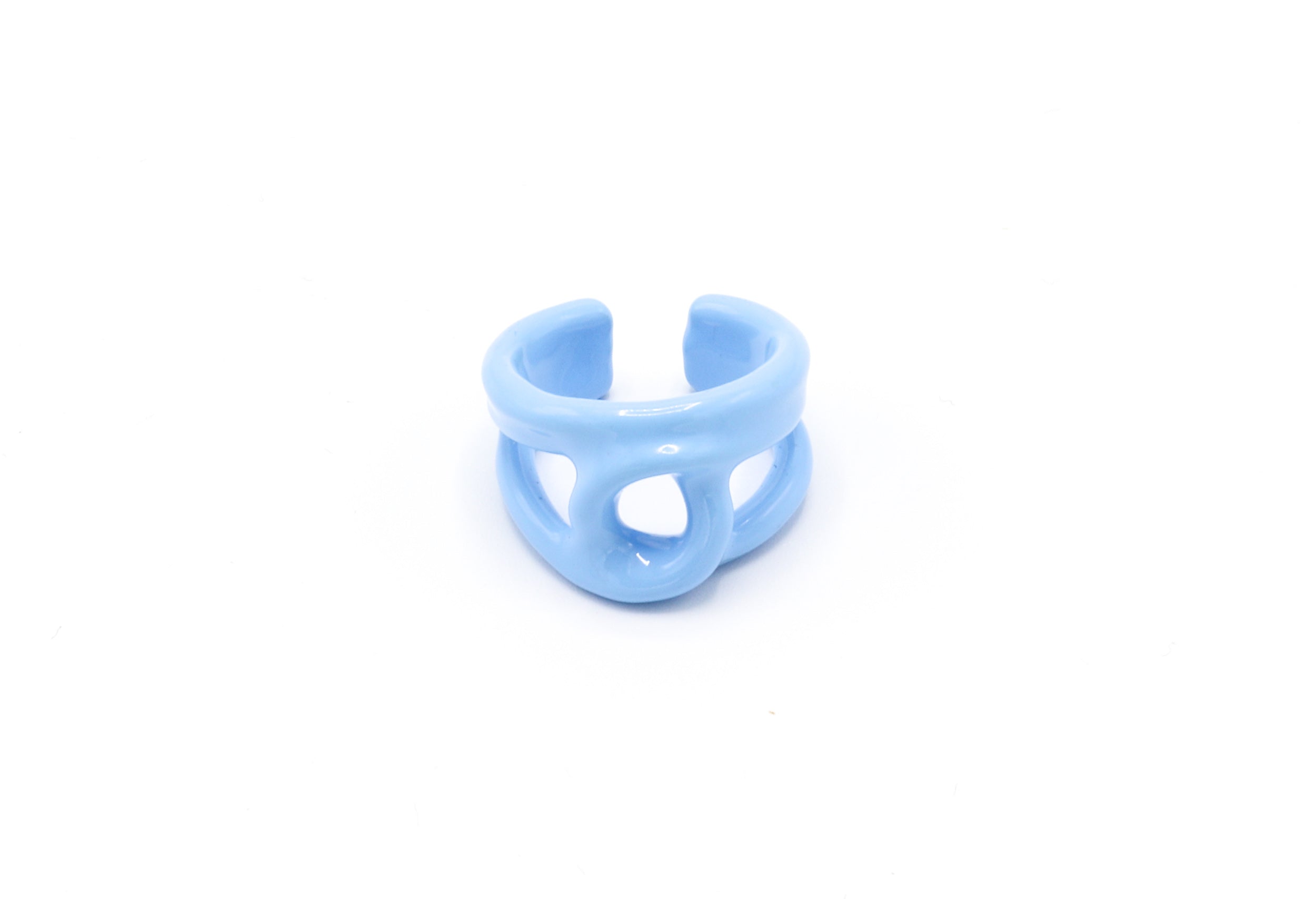Blue twist Ring