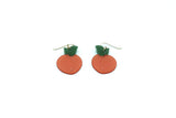Small Peach Earrings