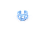 Blue twist Ring