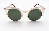 Quay Gold/Green Fleur Sunglasses