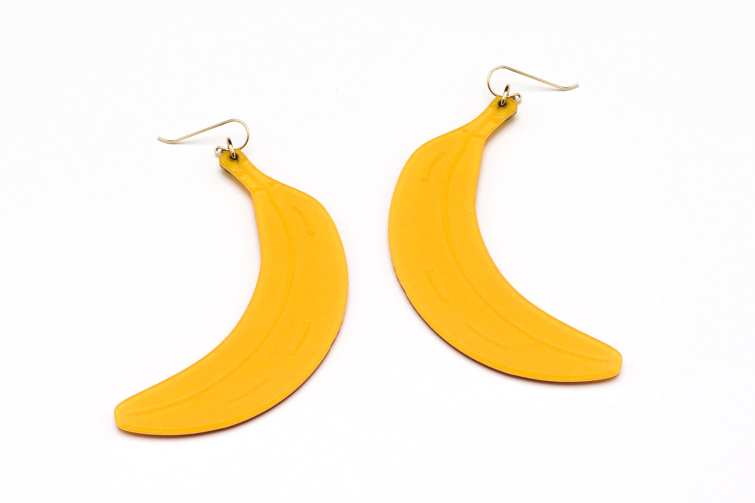 Large Banana Earrings