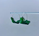 Bonnie Palm Hoops - Dark Green