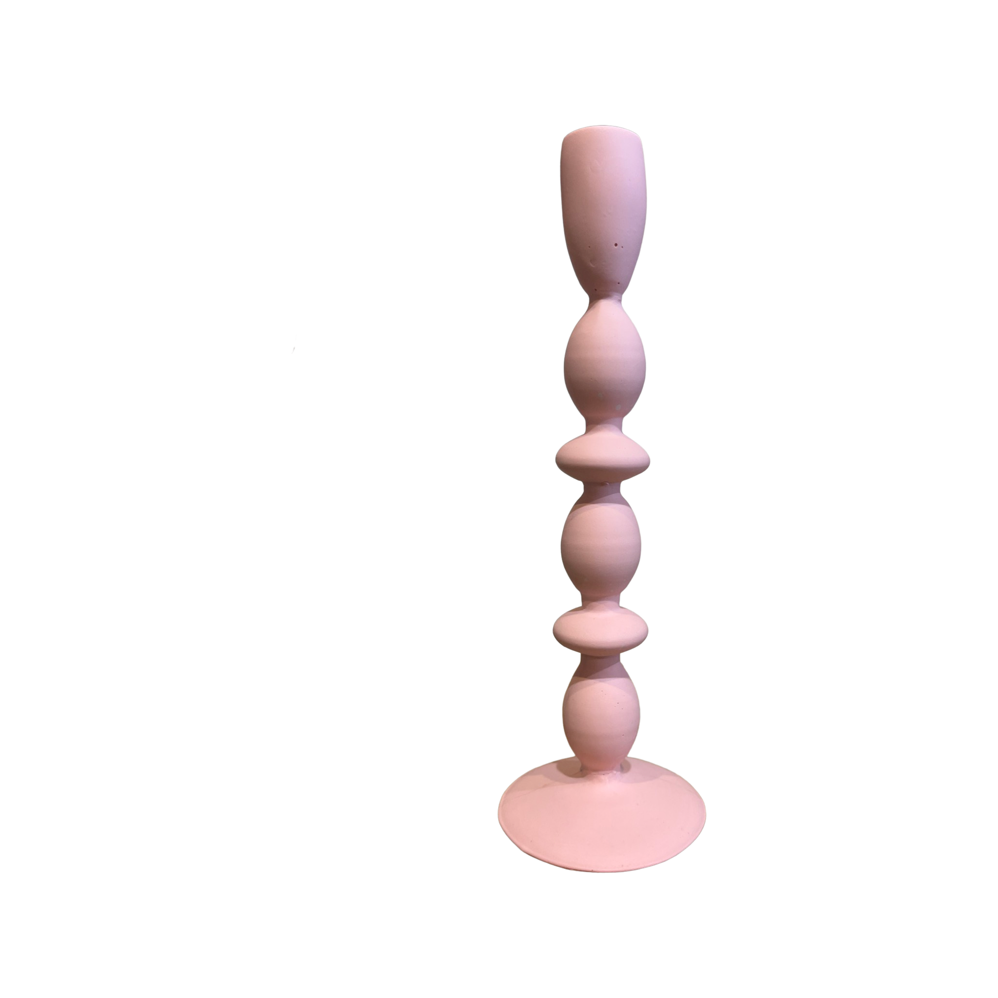 Jesmonite Candle Holder - Pink