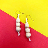 Garlic  Mesh Bag Earrings