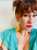 Large Banana Earrings