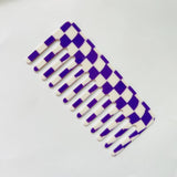 Checkered Comb- Purple