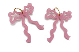 Ecoresin Bow Earrings - Large