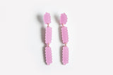 Ecoresin Scallop Earrings - Line Drop