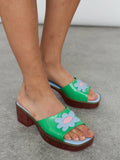 Melissa X Lazy Oaf Women's Shape AD Pink Green Blue