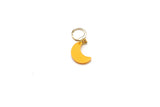 Charm Dangle Earring - Moon