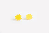 Ecoresin Scallop Earrings - Small Stud